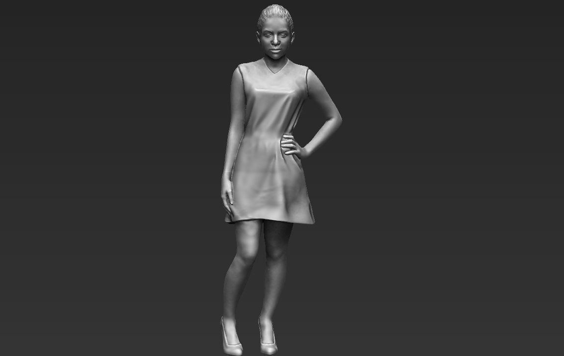 Famous Singers ready for full color 3D printing 3D Model Collection_36