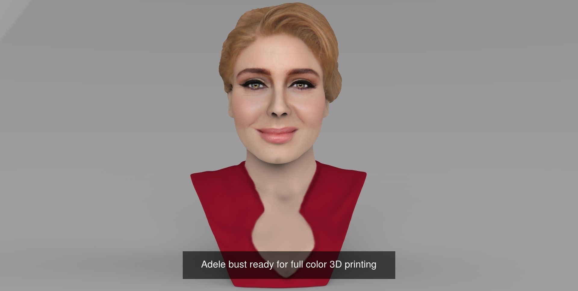 Famous Singers ready for full color 3D printing 3D Model Collection_14