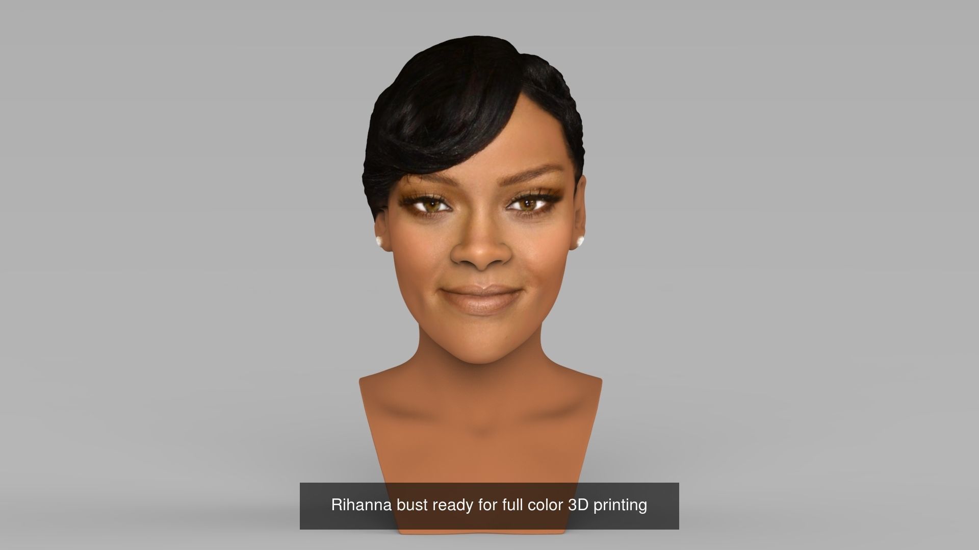 Famous Singers ready for full color 3D printing 3D Model Collection_15