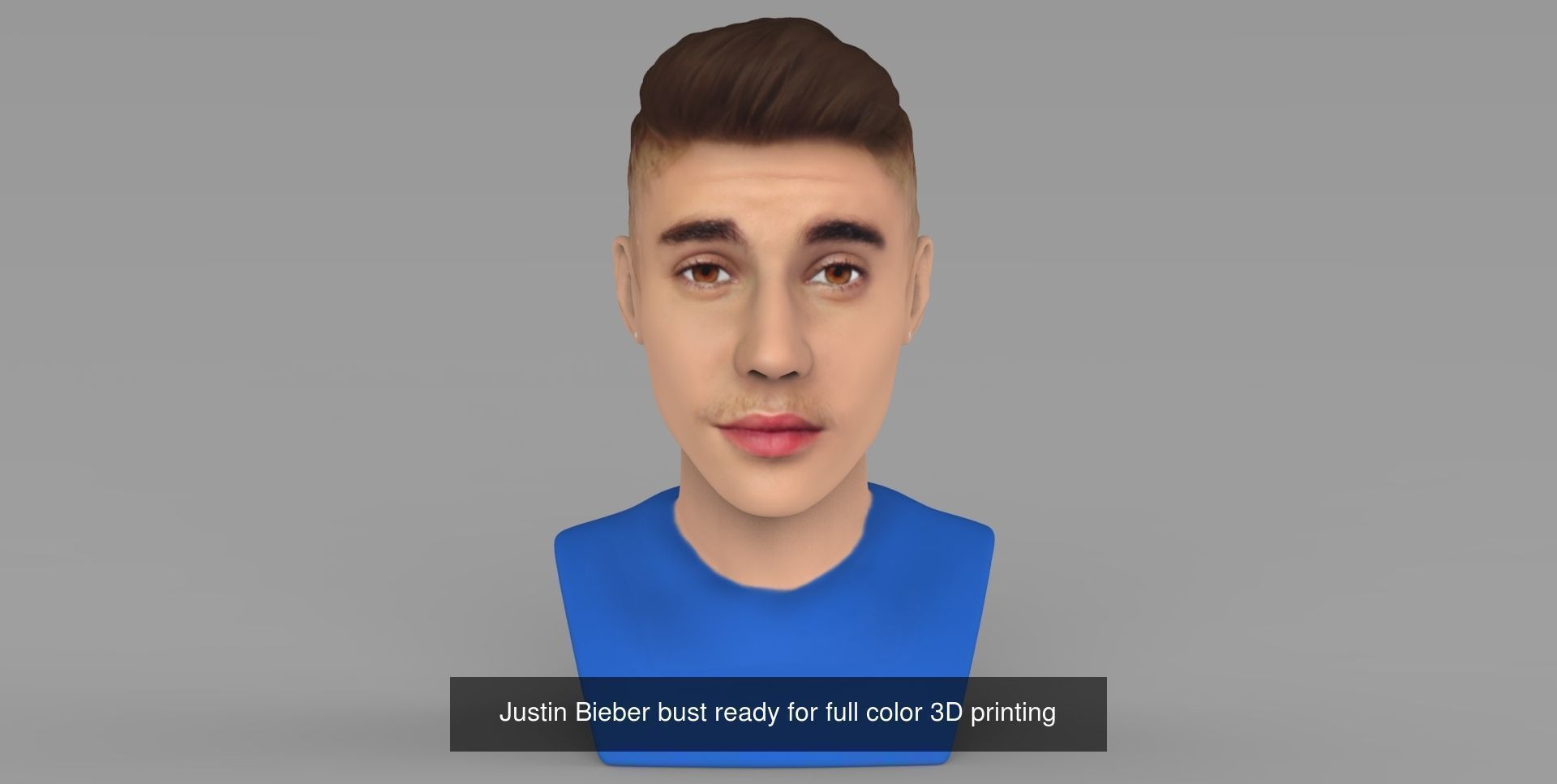 Famous Singers ready for full color 3D printing 3D Model Collection_13