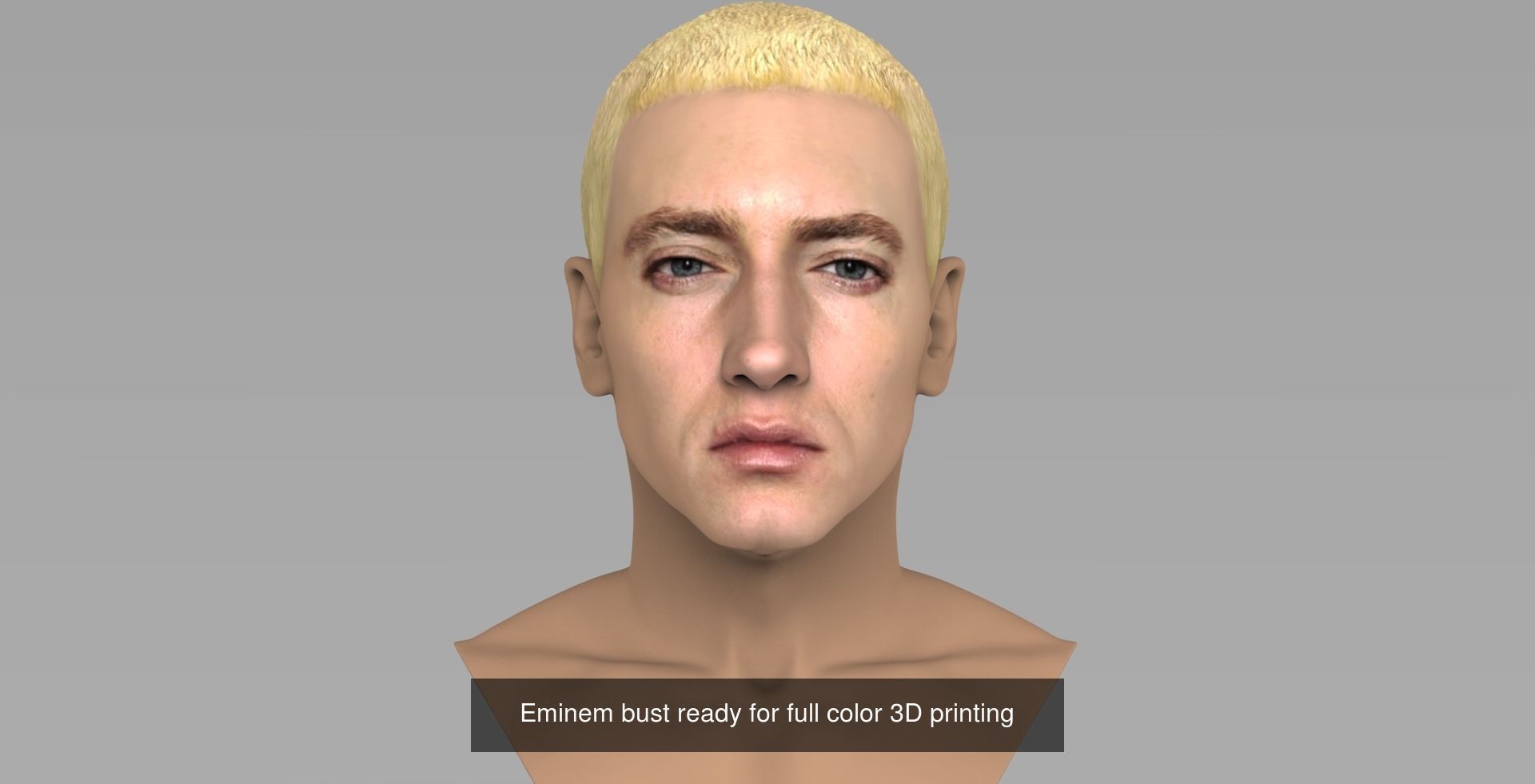 Famous Singers ready for full color 3D printing 3D Model Collection_9