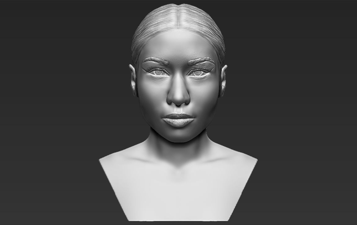 Famous Singers ready for full color 3D printing 3D Model Collection_34