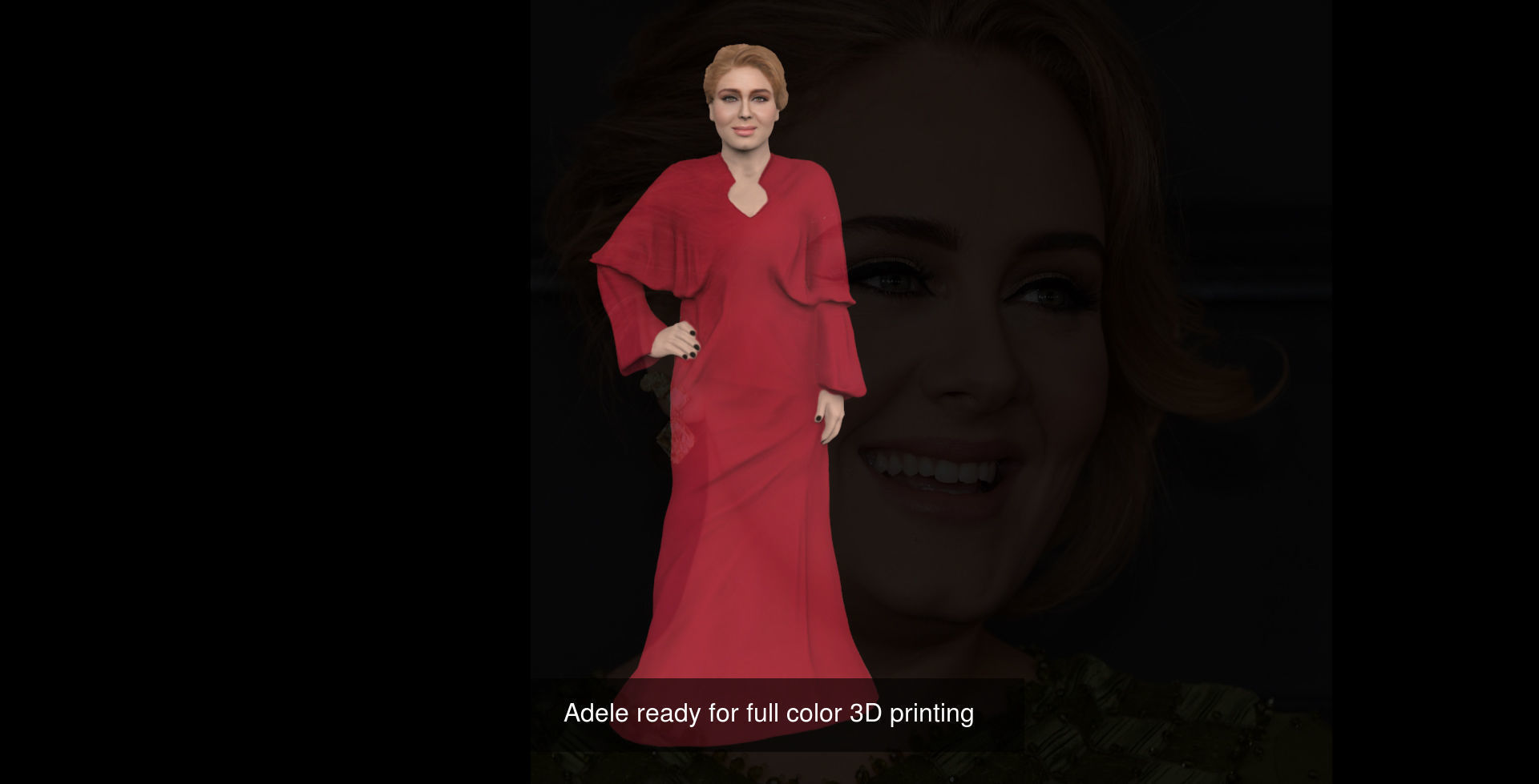 Famous Singers ready for full color 3D printing 3D Model Collection_20