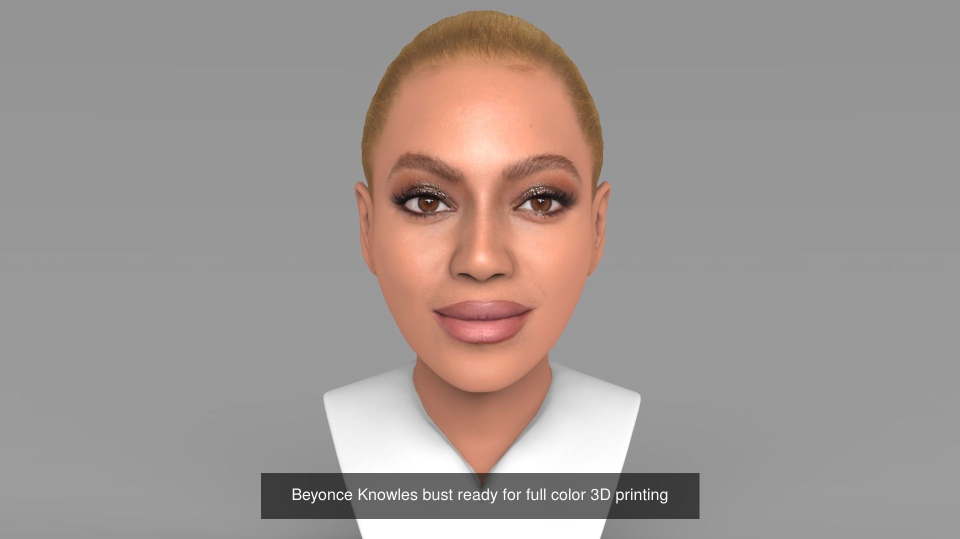 Famous Singers ready for full color 3D printing 3D Model Collection_12