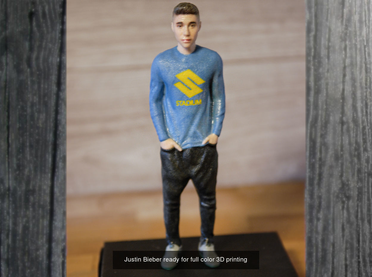 Famous Singers ready for full color 3D printing 3D Model Collection_16