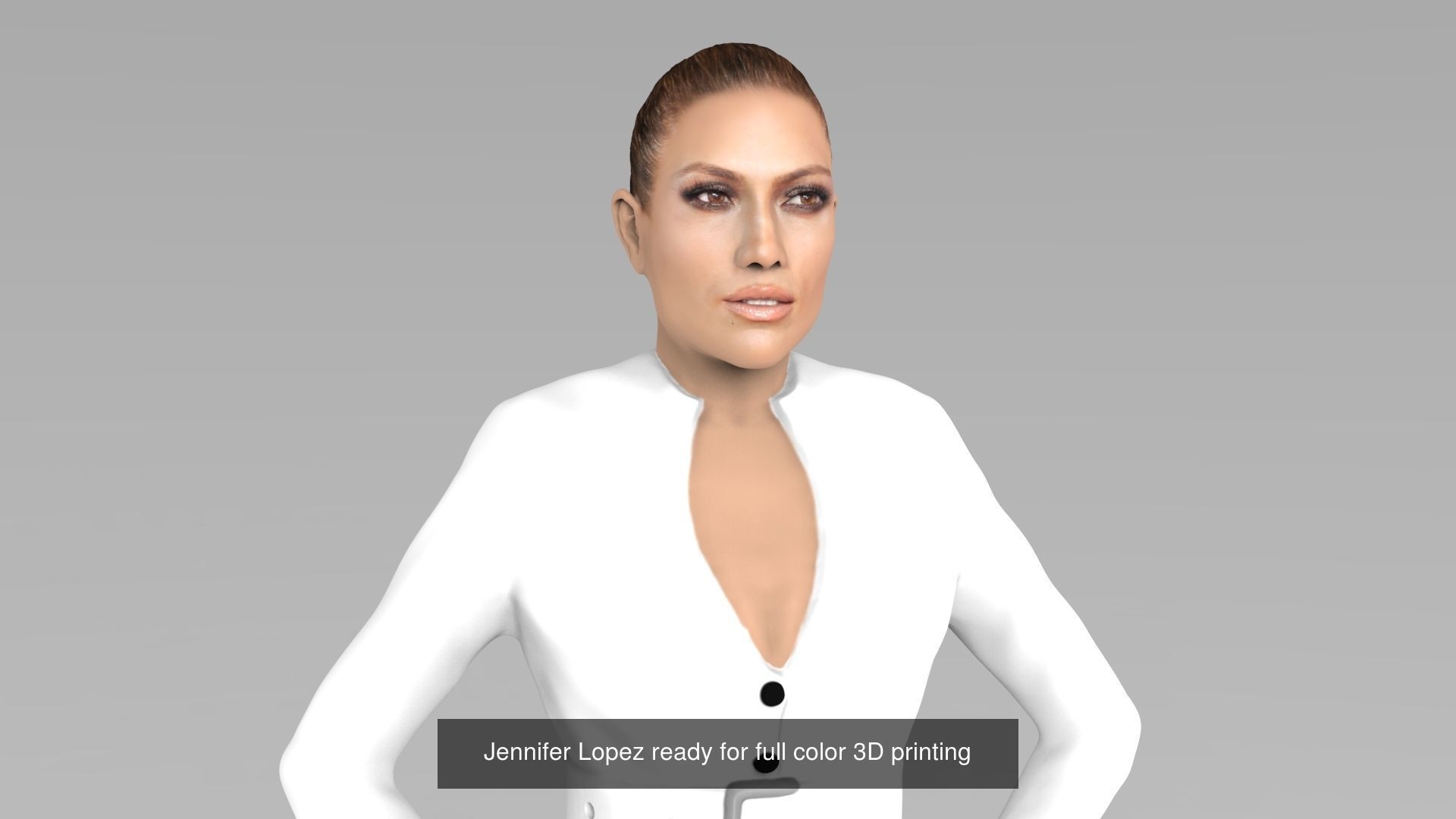 Famous Singers ready for full color 3D printing 3D Model Collection_17