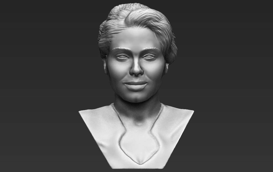 Famous Singers ready for full color 3D printing 3D Model Collection_29