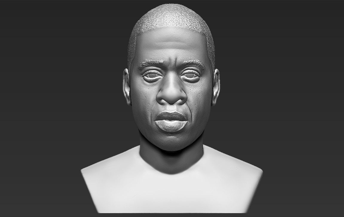 Famous Singers ready for full color 3D printing 3D Model Collection_25