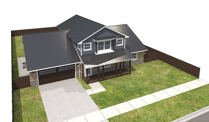 House-114 3D model 7