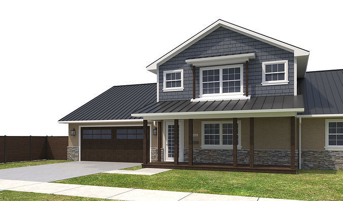 House-114 3D model 4