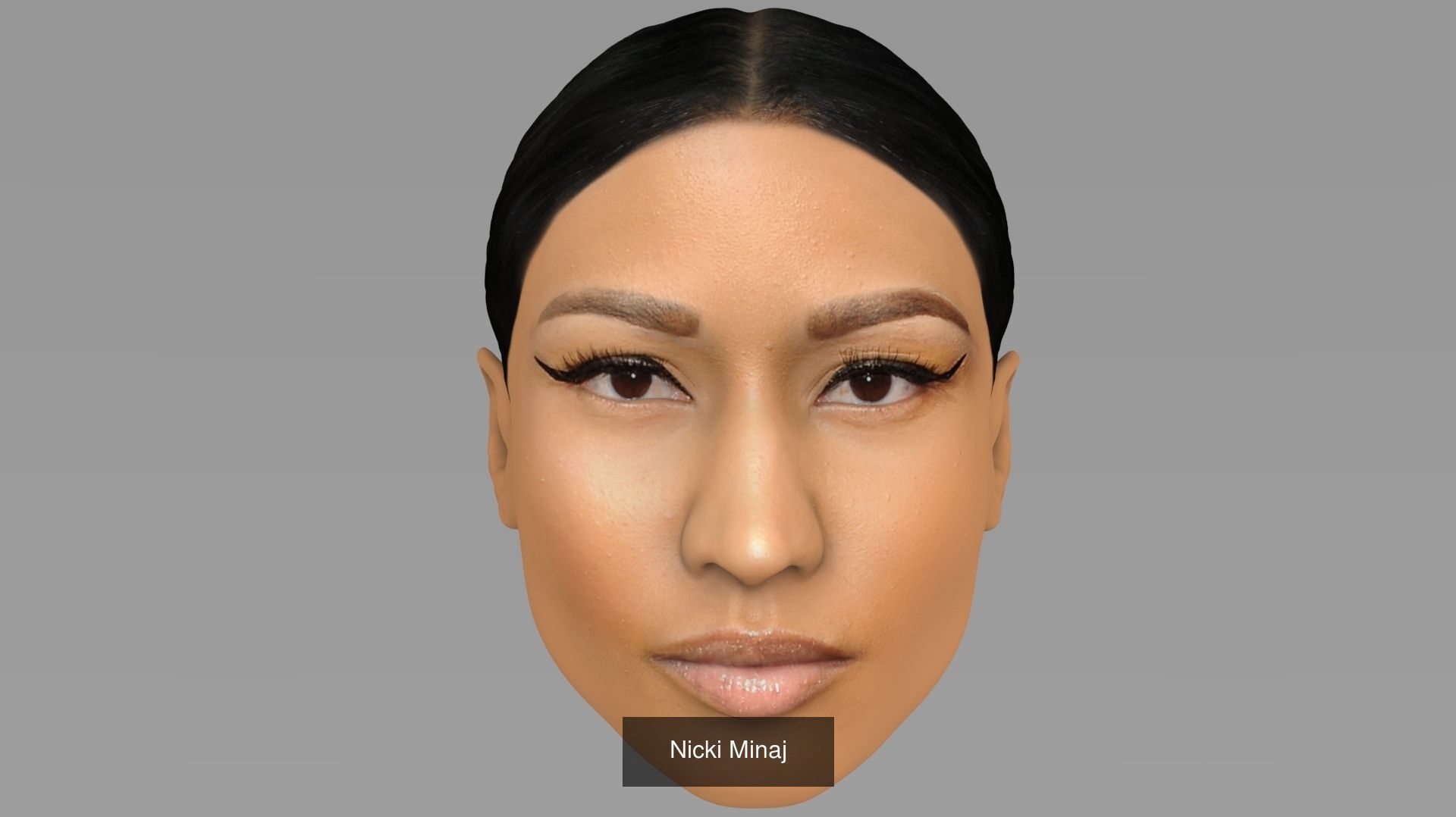 Famous Singers heads 3D Model Collection_12