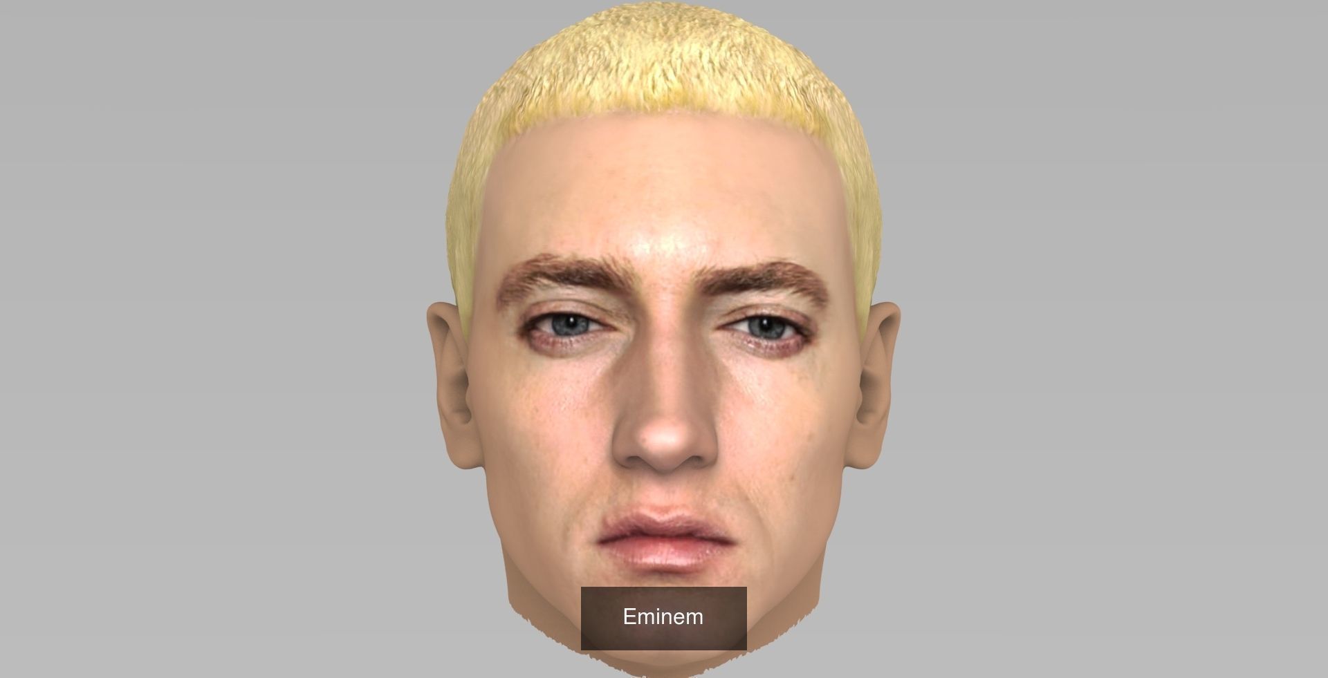 Famous Singers heads 3D Model Collection_6