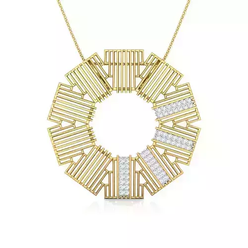 Eros Stepped Pendant 