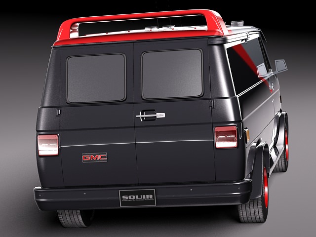 GMC vandura A-Team 3D model_3