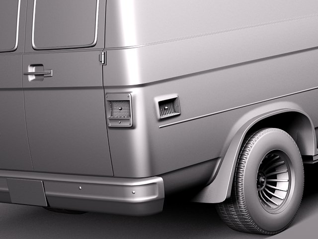 GMC vandura A-Team 3D model_10