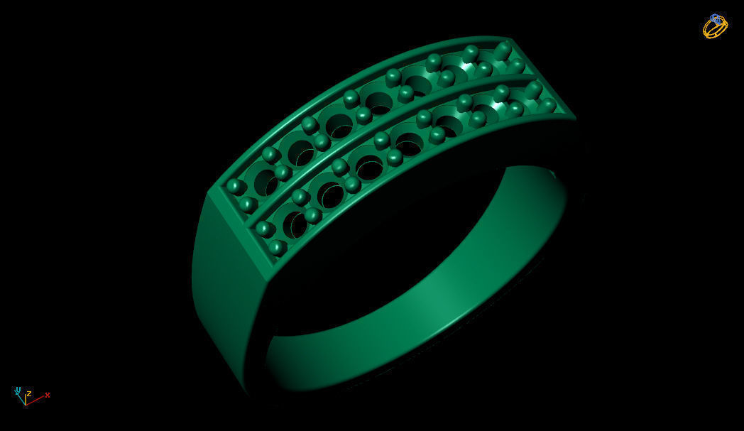 Ring Classic R 0088 3D print model_8