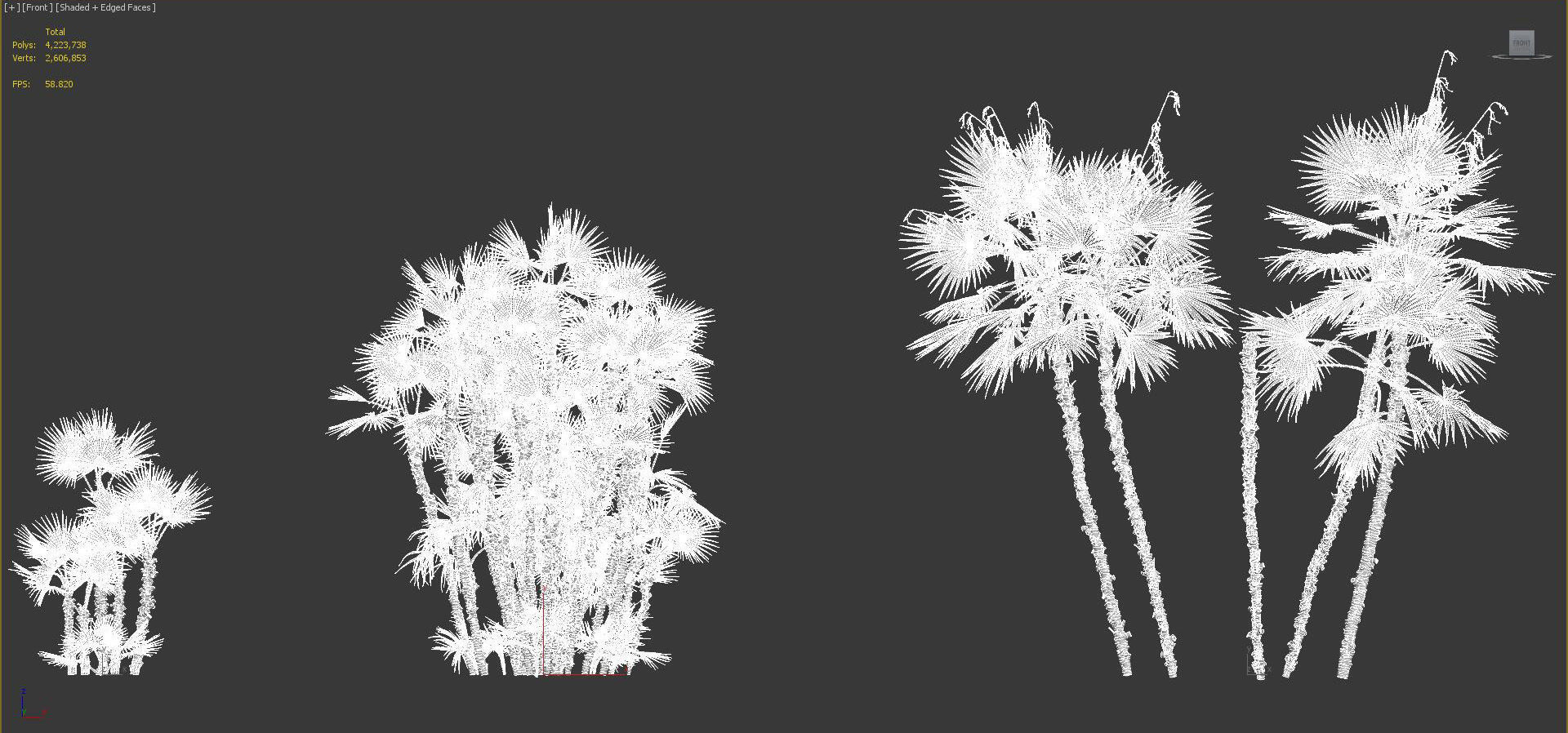 Palm Tree Collection - Include GrowFX and Mesh file 3D model_80