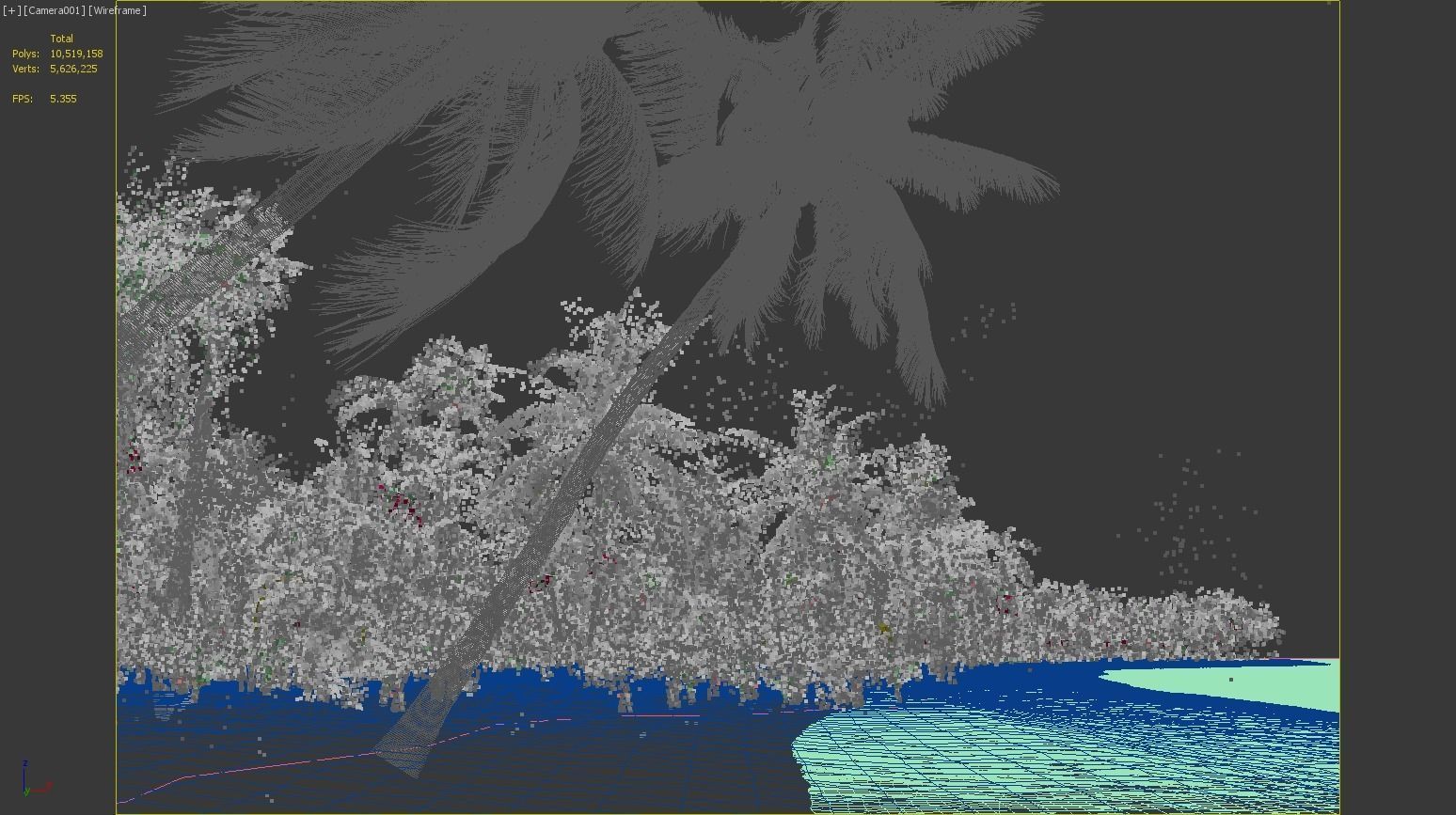 Palm Tree Collection - Include GrowFX and Mesh file 3D model_7