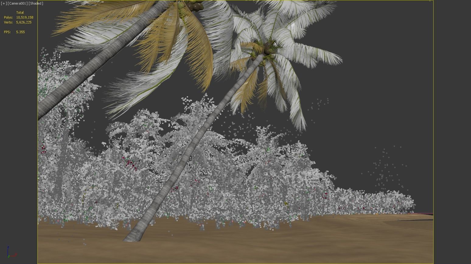Palm Tree Collection - Include GrowFX and Mesh file 3D model_6