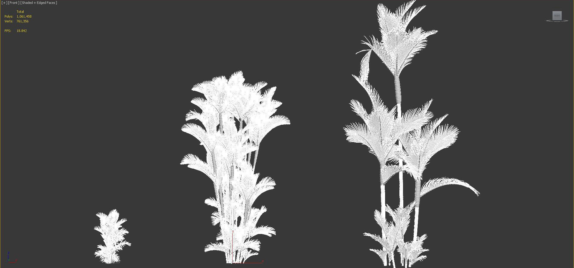 Palm Tree Collection - Include GrowFX and Mesh file 3D model_87