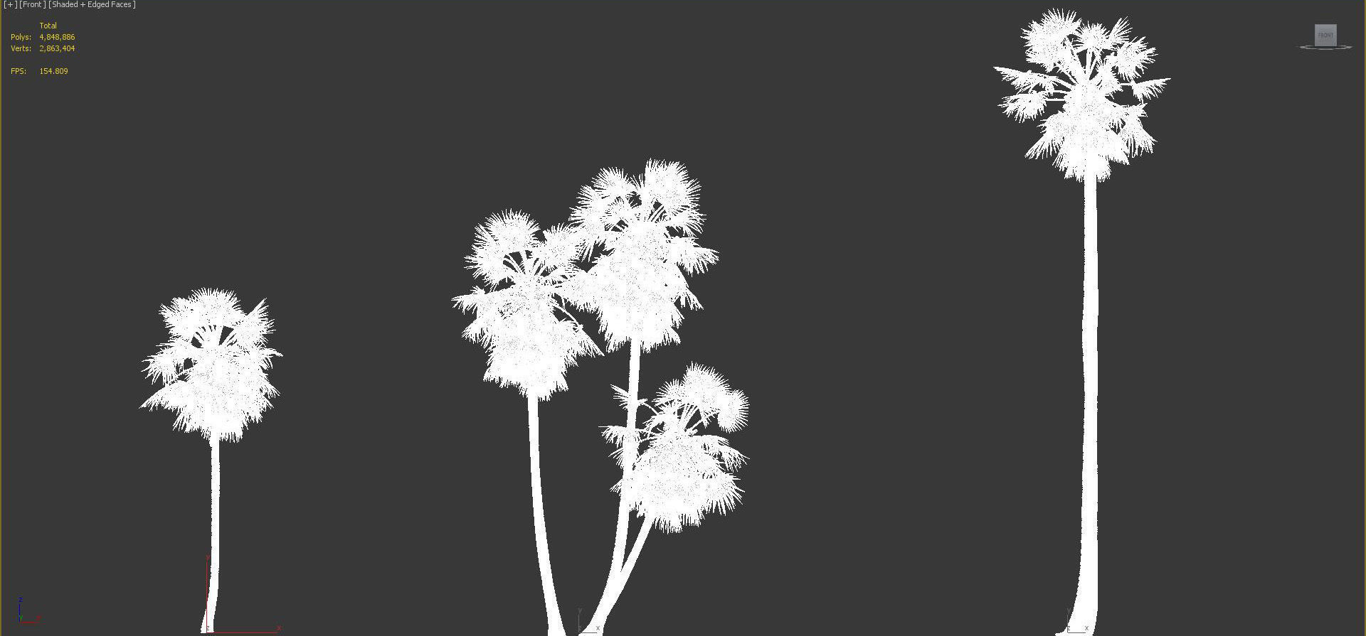 Palm Tree Collection - Include GrowFX and Mesh file 3D model_84