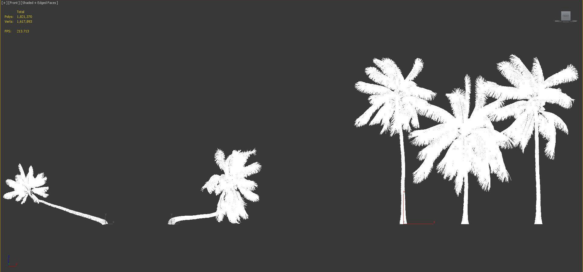 Palm Tree Collection - Include GrowFX and Mesh file 3D model_86