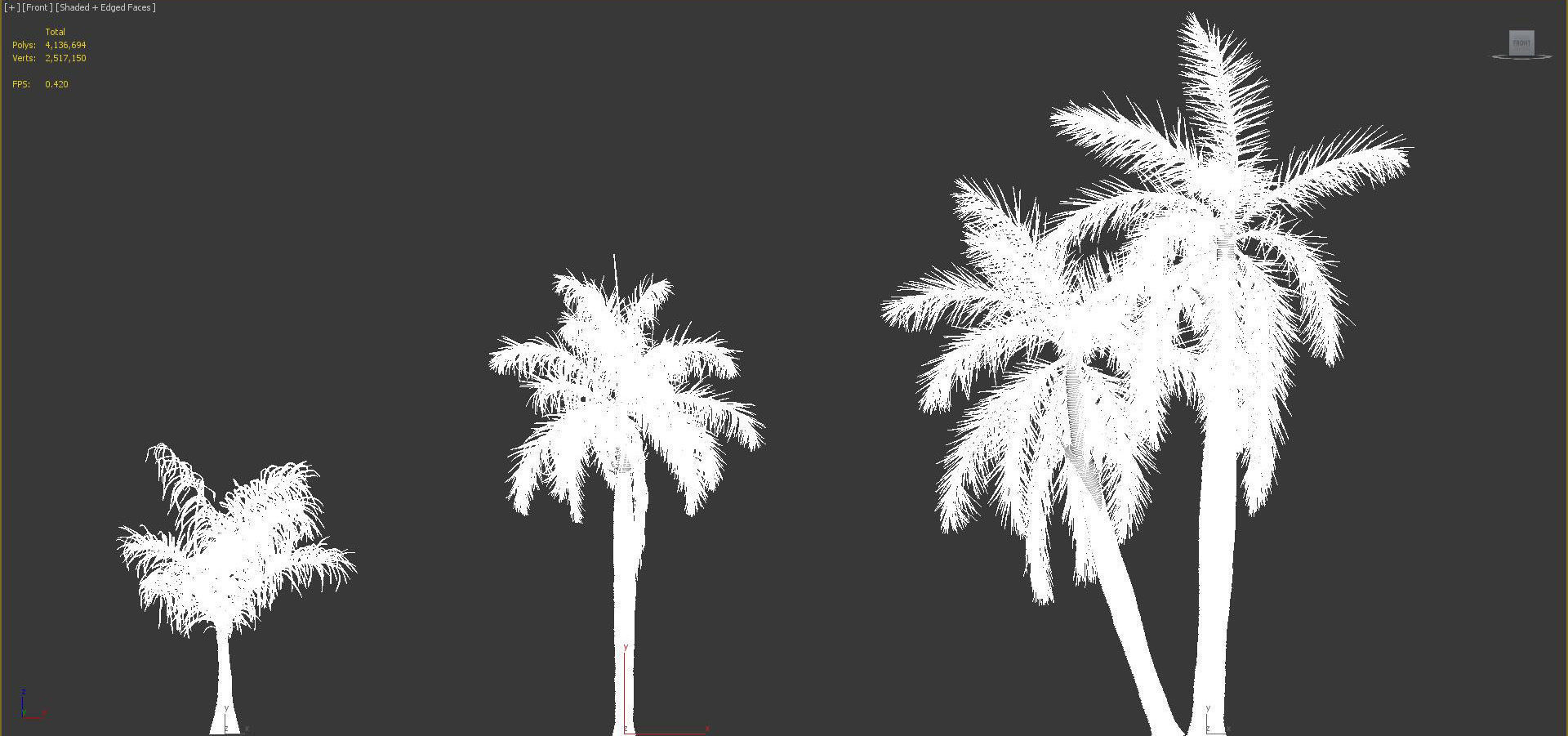 Palm Tree Collection - Include GrowFX and Mesh file 3D model_92