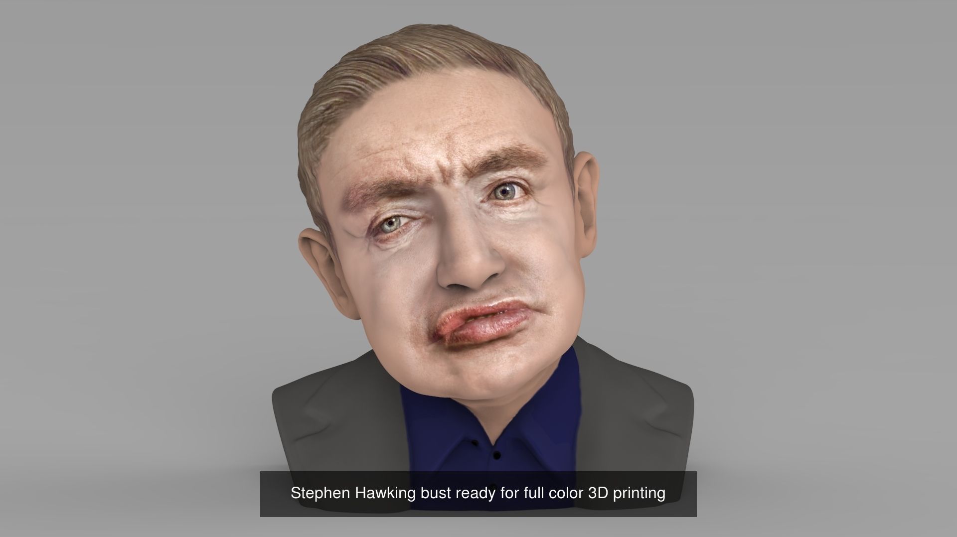 Most Influential People ready for full color 3D printing 3D Model Collection_11