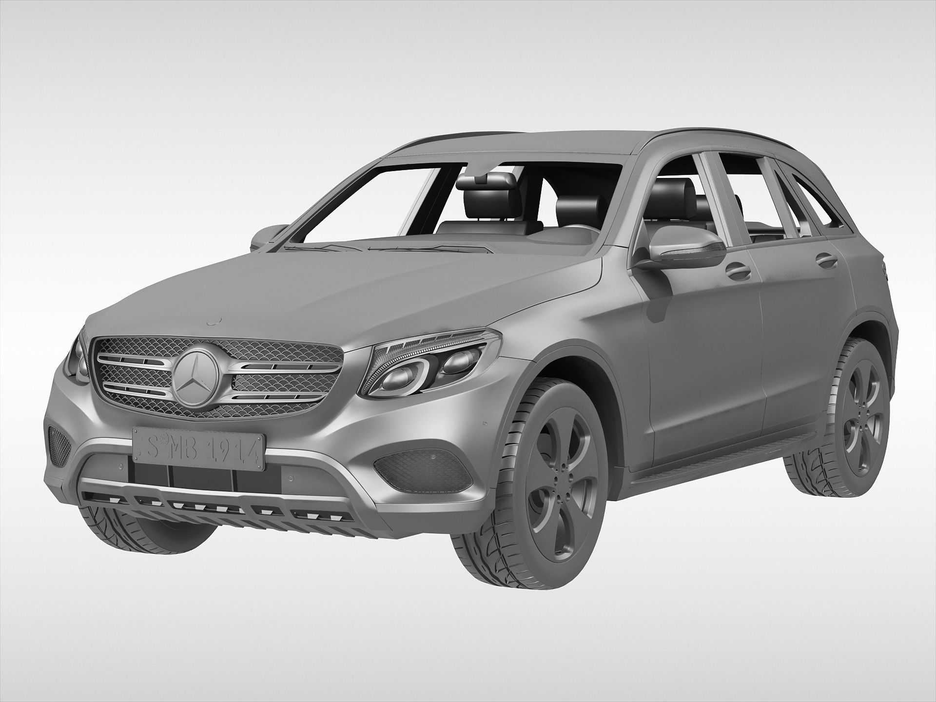 Mercedes Benz GLC Class 2016 3D model_5