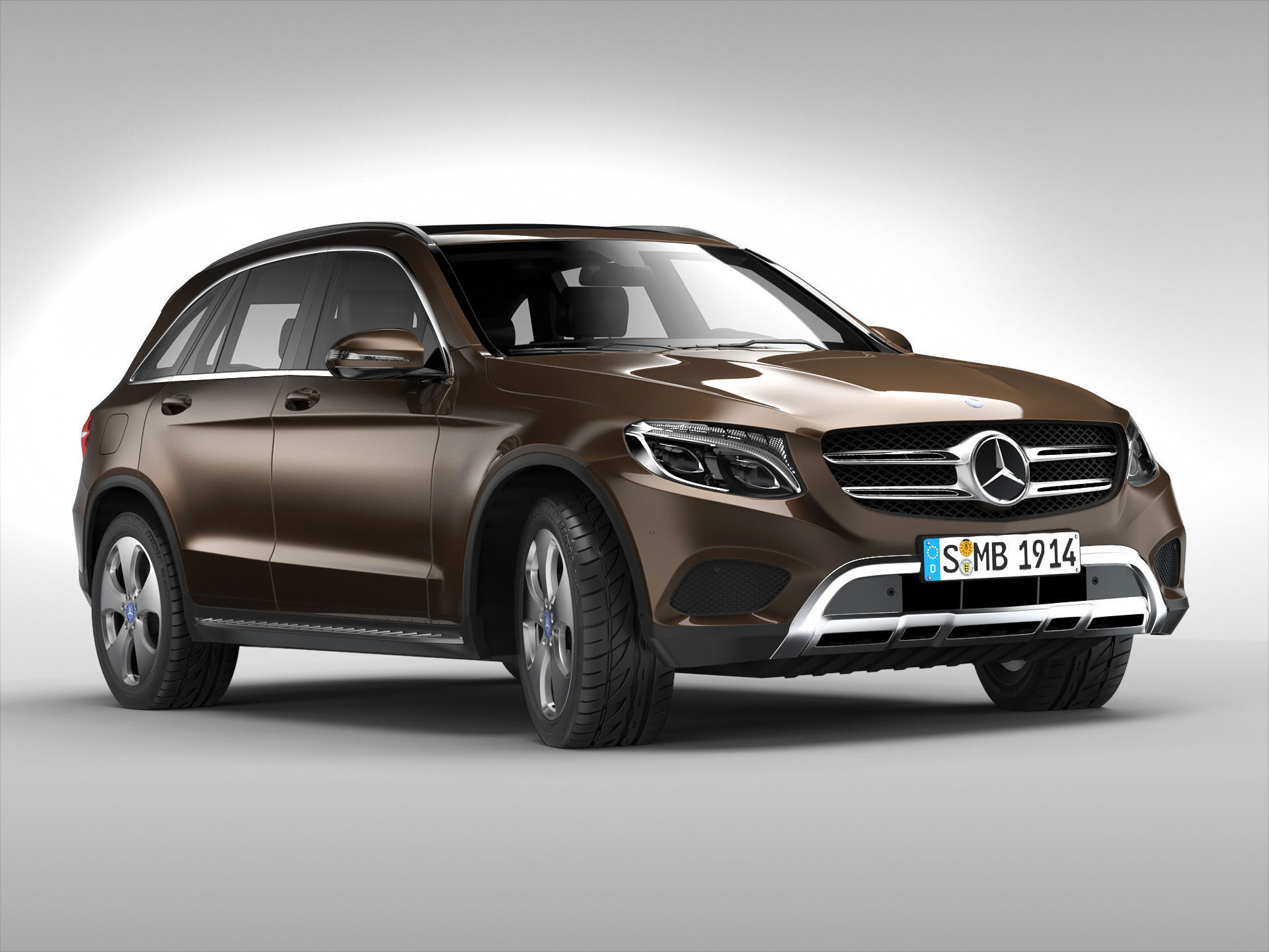 Mercedes Benz GLC Class 2016 3D model_3