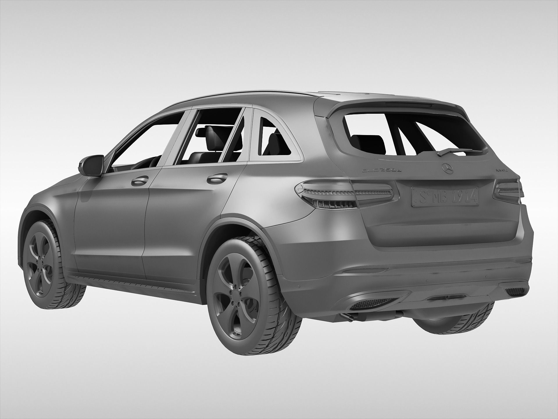 Mercedes Benz GLC Class 2016 3D model_6