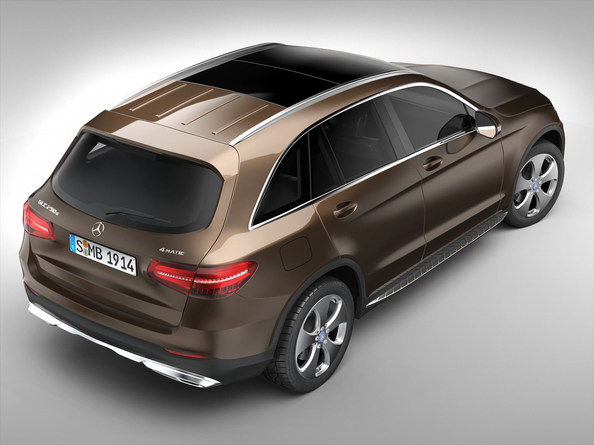 Mercedes Benz GLC Class 2016 3D model_2