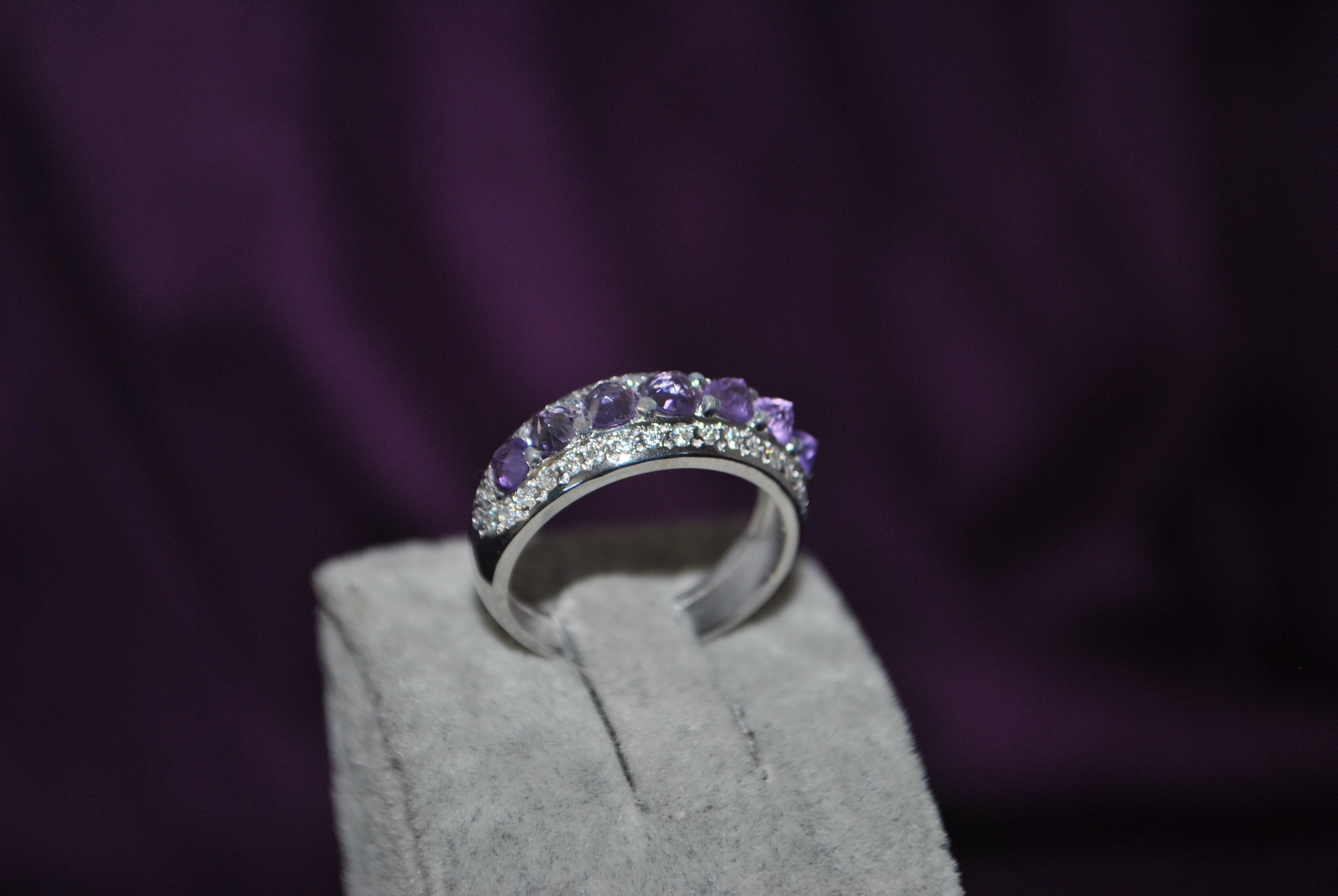 Ring with reverse gems 3D print model_5