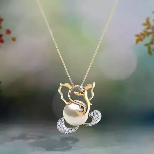  Cut-Out Ganesha Pendant  3D print model