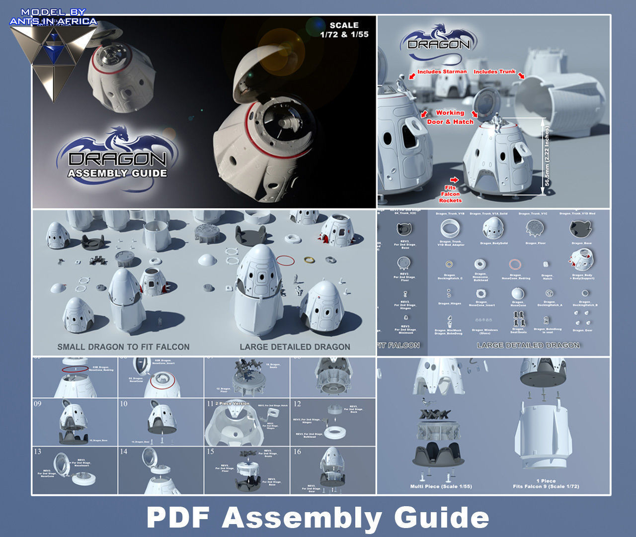 Dragon Lander 3D print model_1