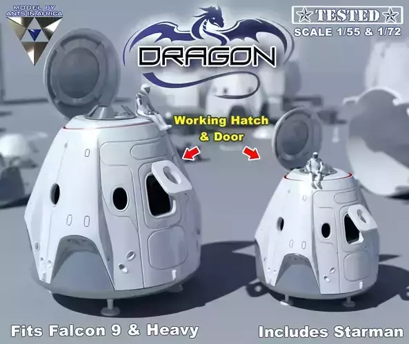 Dragon Lander 3D print model