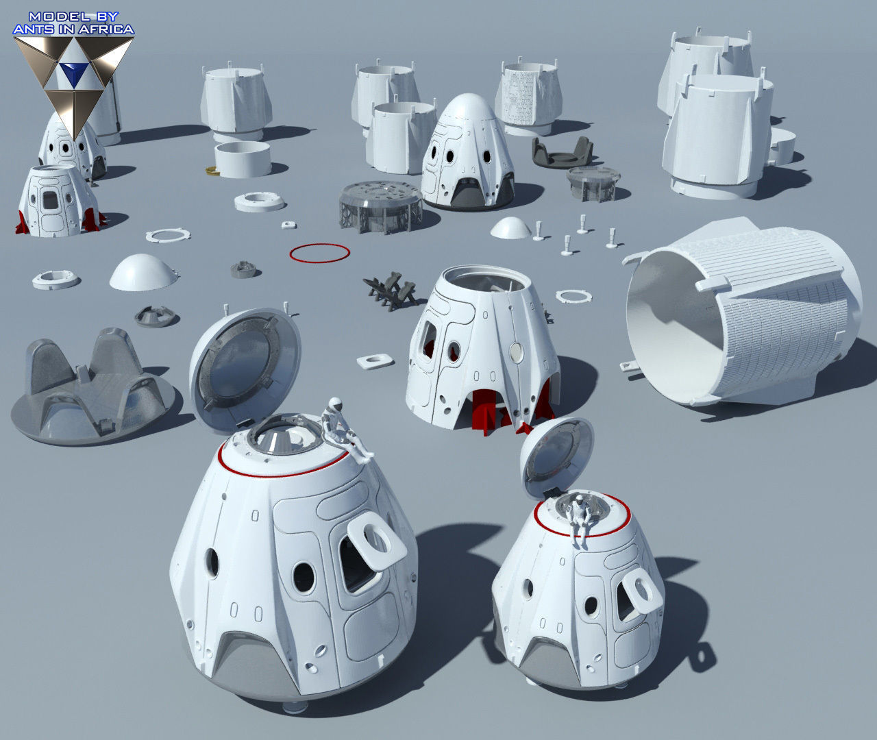 Dragon Lander 3D print model_2