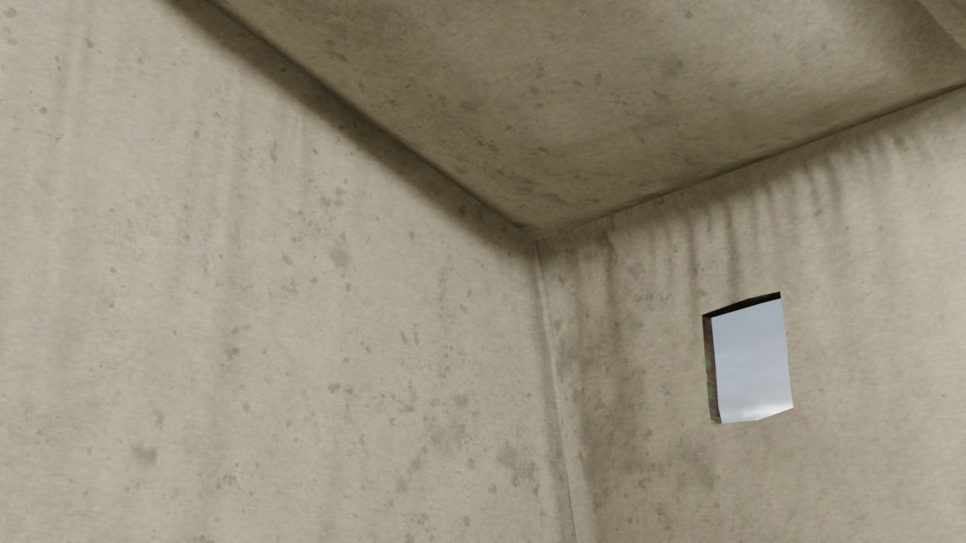 Army tent 3 color options Low-poly 3D model_6