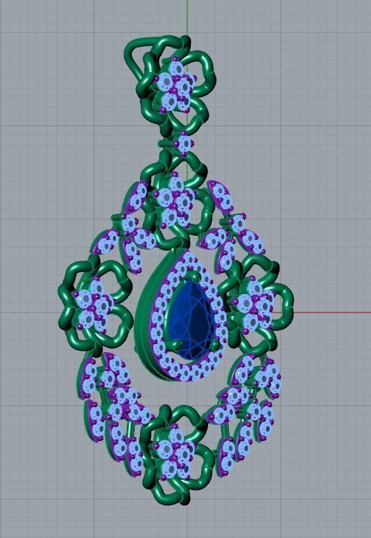 Festoon Pendant 3D print model_6