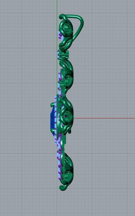 Festoon Pendant 3D print model_5
