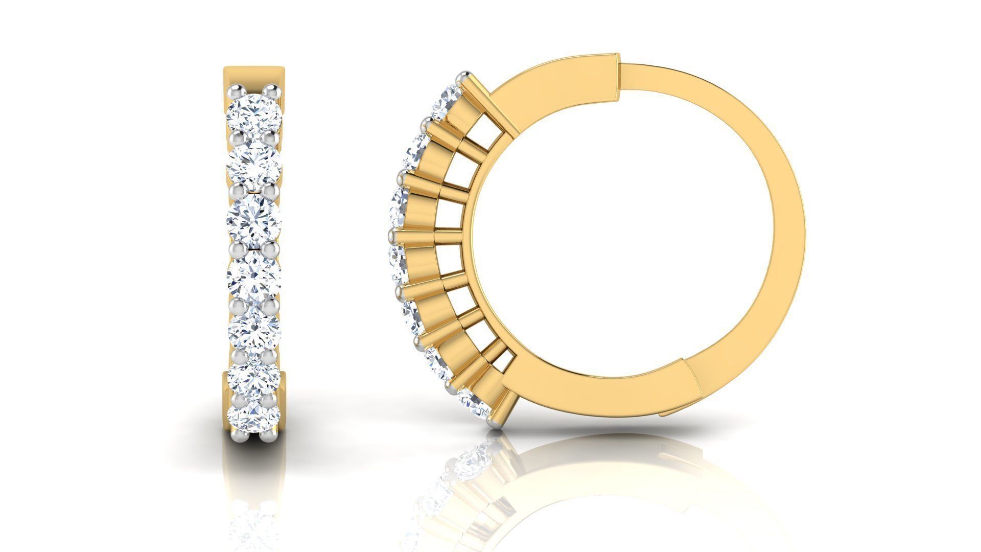 Fulki Nose Ring  3D print model_21