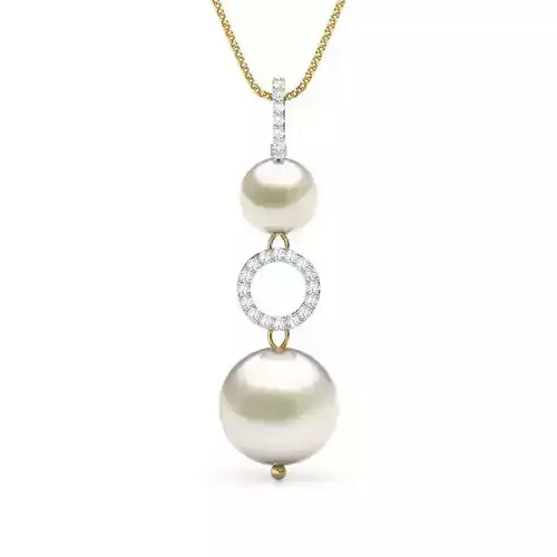 Hoop Pearl Pendant 