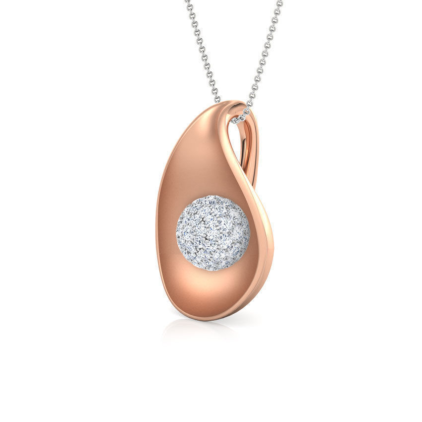 Incurvate Pendant  3D print model_2