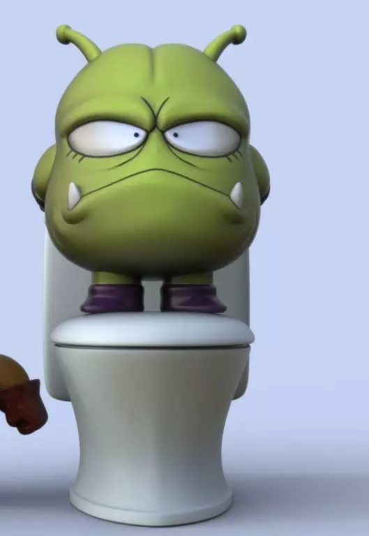 Re Nikochan Arale 3D print model_0