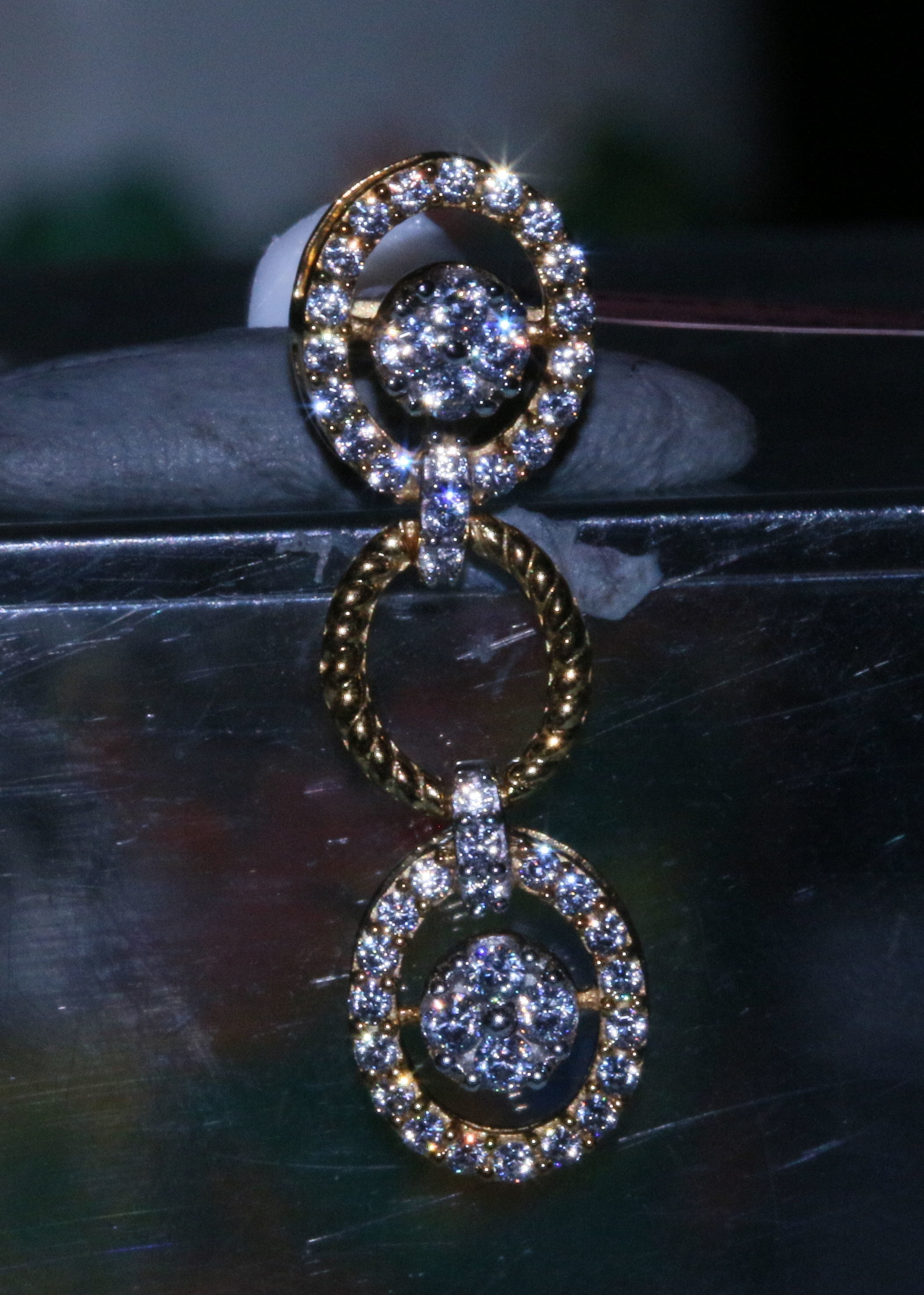 Metro Zigzag Earring 3D print model_12