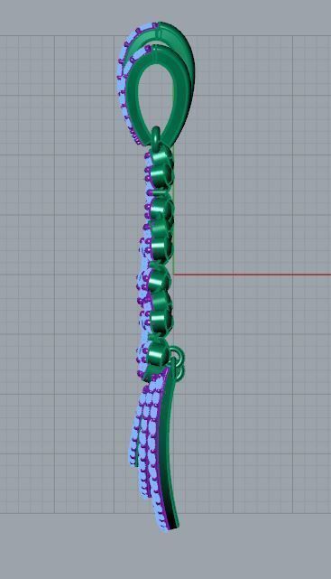 Ornate Pendant  3D print model_6