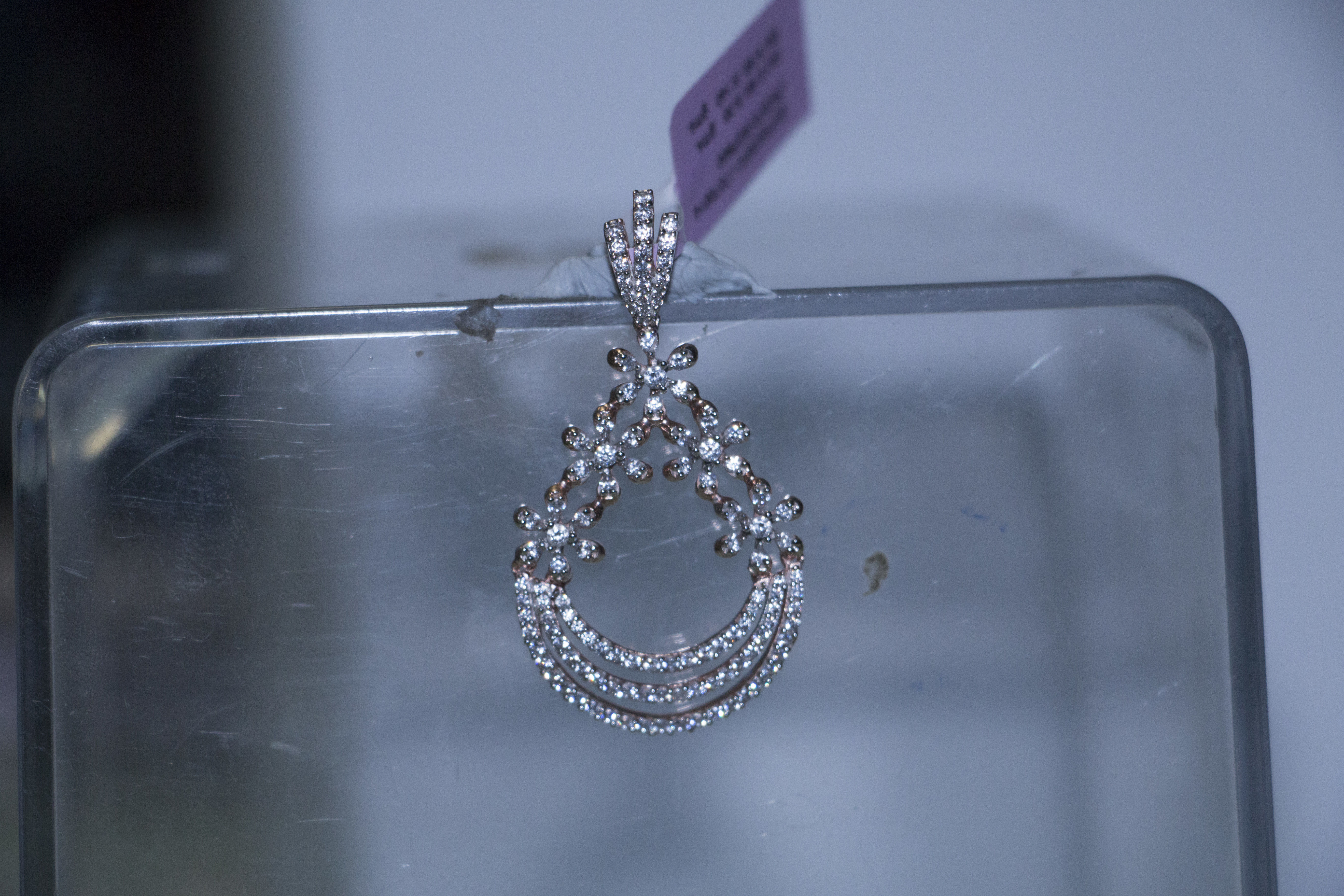 Ornate Pendant  3D print model_10