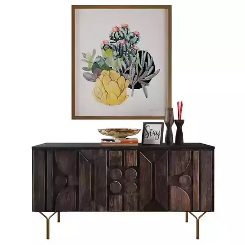 Pictograph buffet and Decor