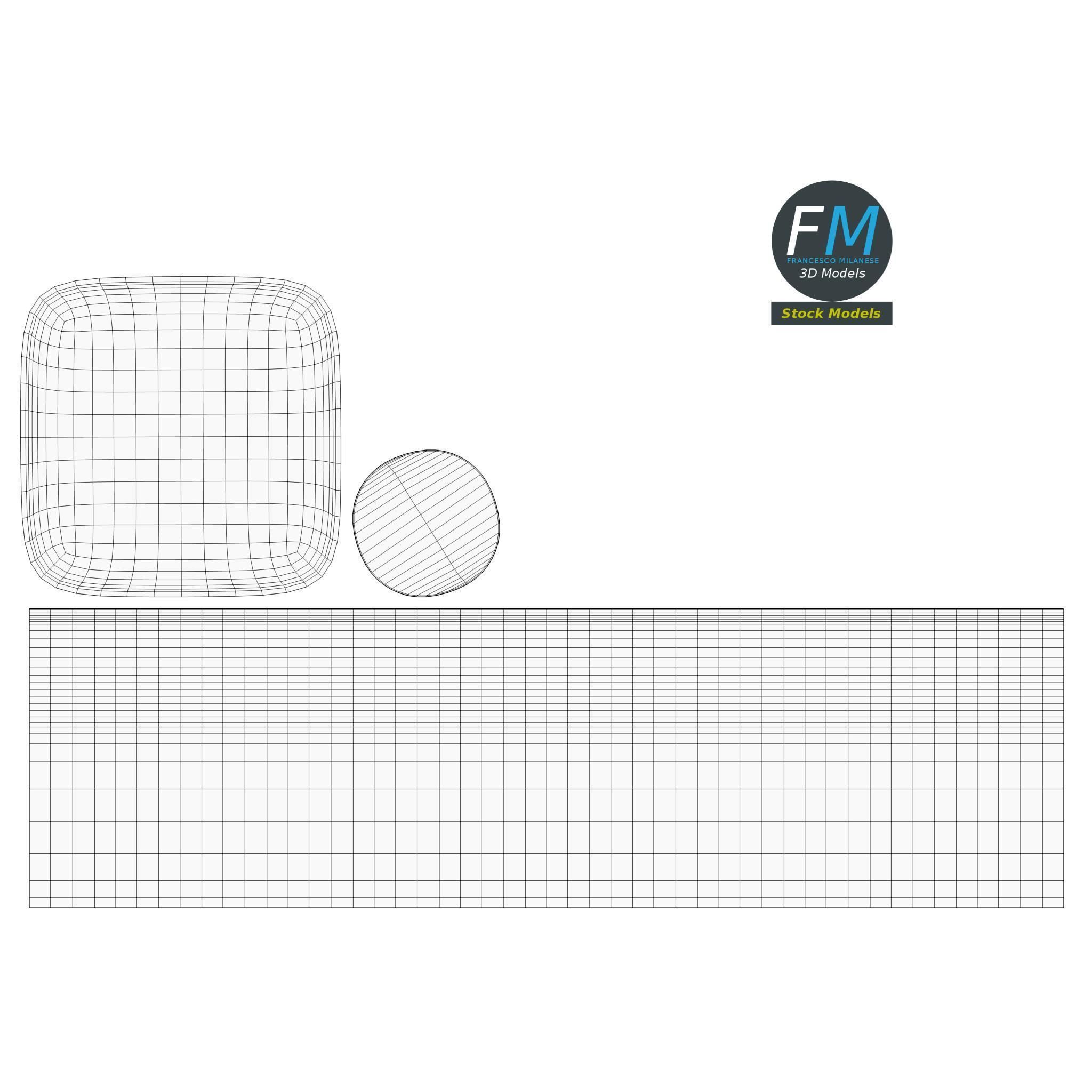 Vintage ink bottle 3D model_12