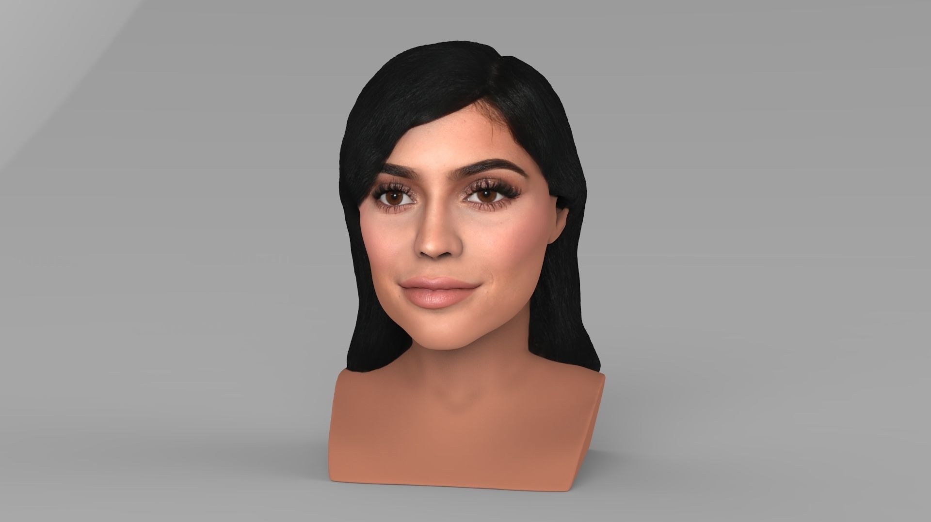 The Kardashians busts ready for full color 3D printing 3D Model Collection_22